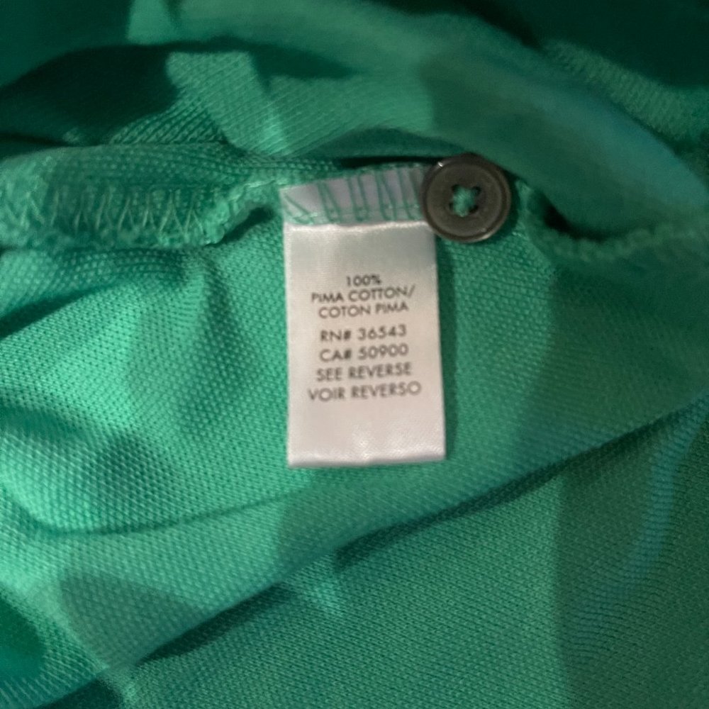 Calvin Klein Green Polo Medium - Picture 4 of 4